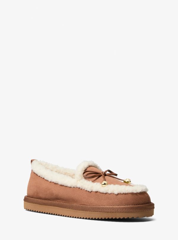 Michael Kors Jo Microsuede and Sherpa Moccasin - Preorder