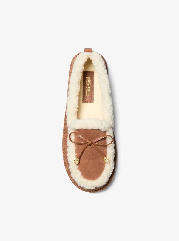 Michael Kors Jo Microsuede and Sherpa Moccasin - Preorder