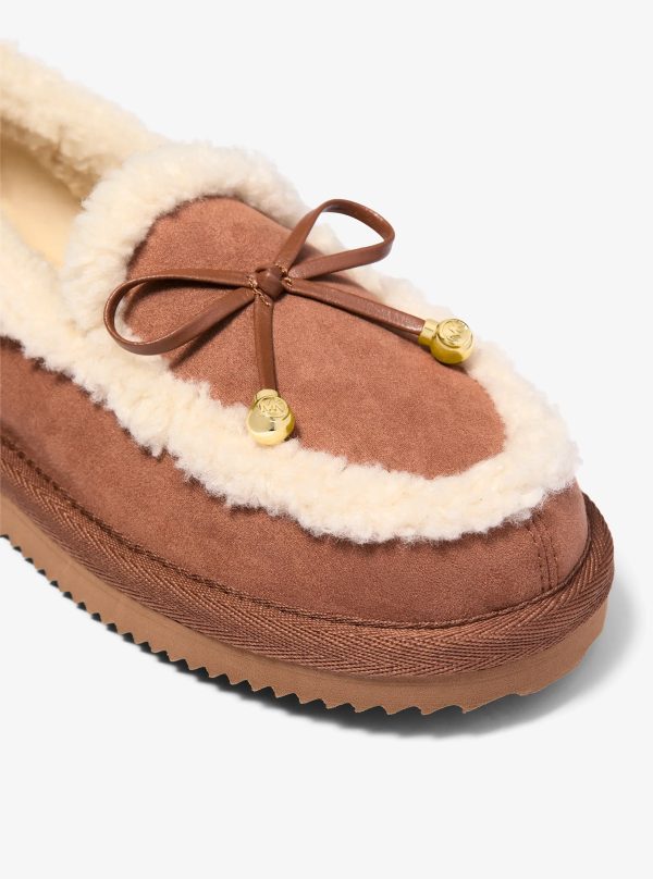 Michael Kors Jo Microsuede and Sherpa Moccasin - Preorder