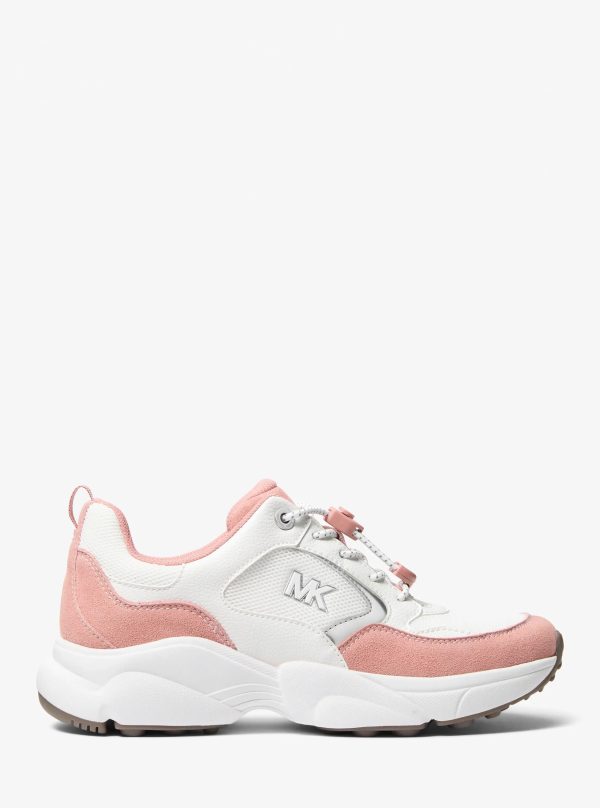 Michael Kors Jett Mixed-Media Trainer - Preorder