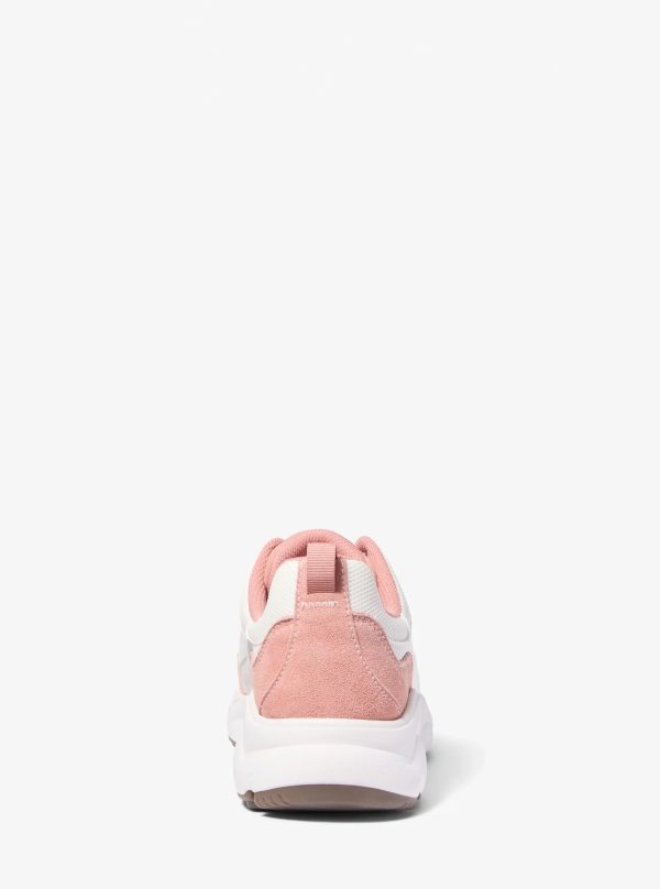 Michael Kors Jett Mixed-Media Trainer - Preorder