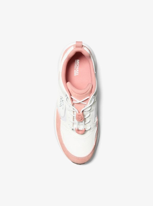 Michael Kors Jett Mixed-Media Trainer - Preorder