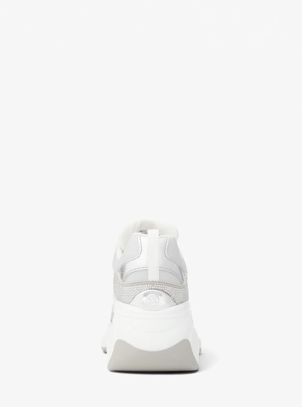 Michael Kors Kaia Mixed-Media Trainer - Preorder