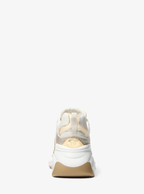 Michael Kors Kaia Mixed-Media Trainer - Preorder