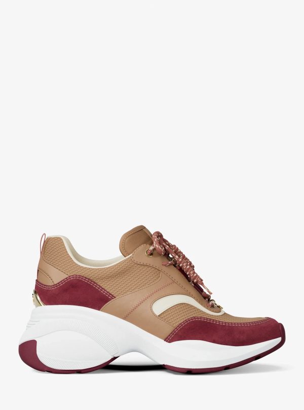 Michael Kors Kaia Mixed-Media Trainer - Preorder