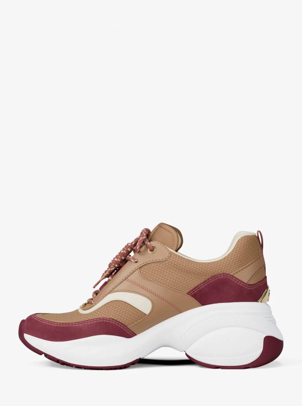 Michael Kors Kaia Mixed-Media Trainer - Preorder