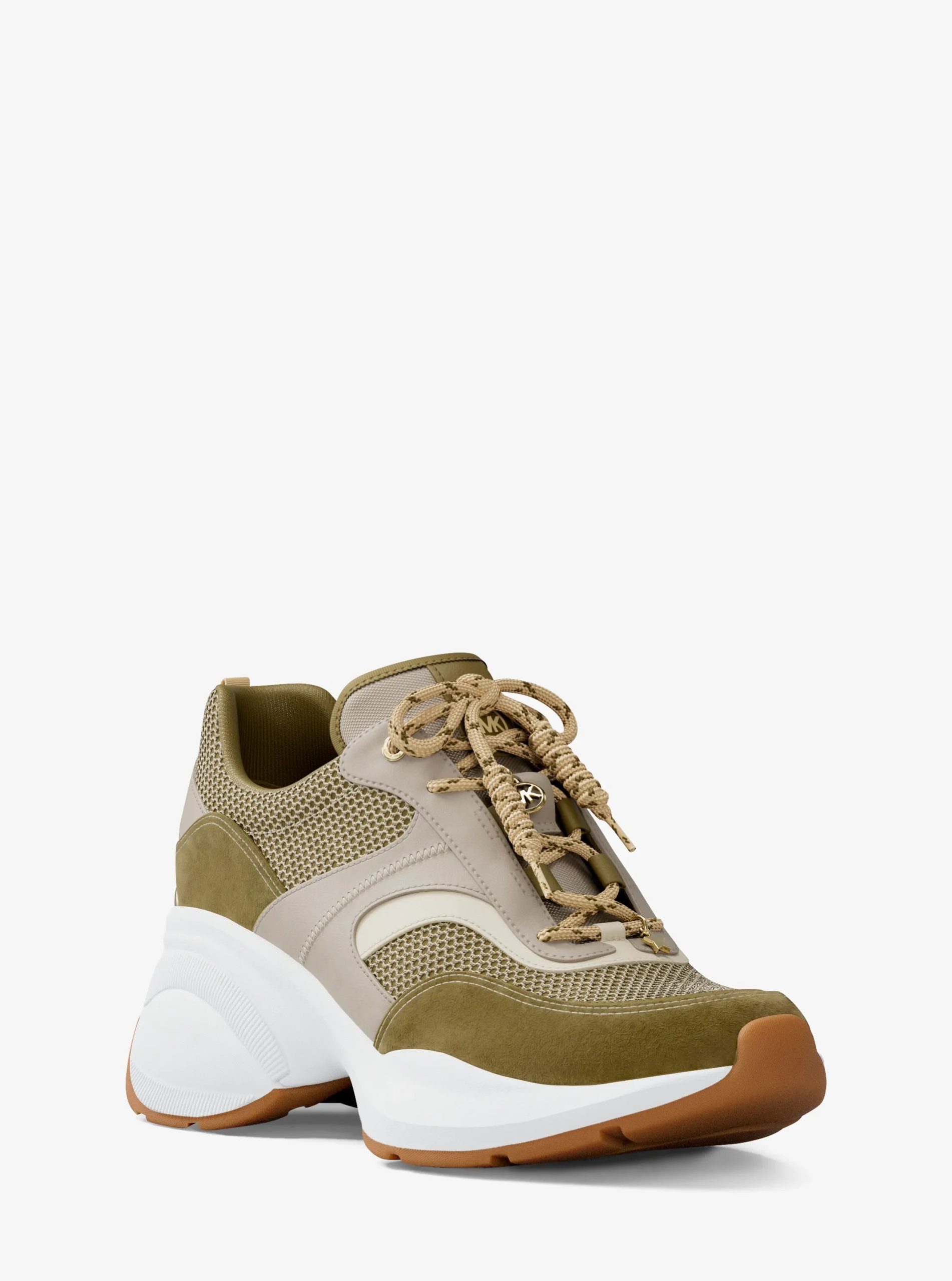 Michael Kors Kaia Mixed-Media Trainer - Preorder