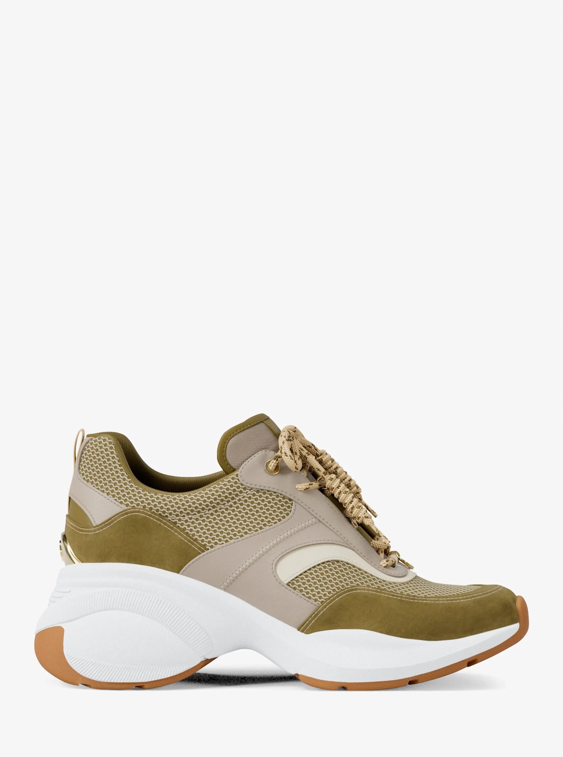 Michael Kors Kaia Mixed-Media Trainer - Preorder