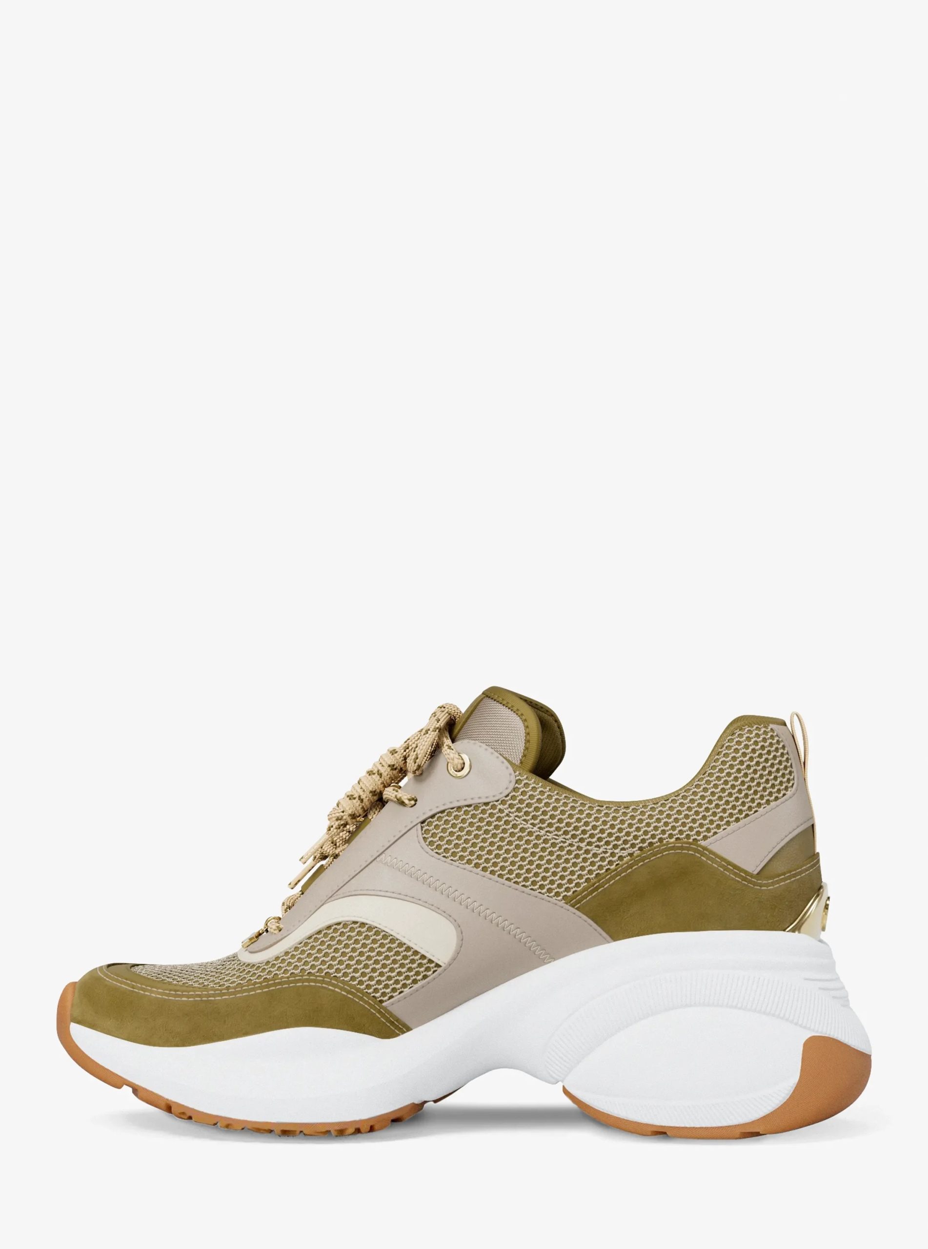 Michael Kors Kaia Mixed-Media Trainer - Preorder