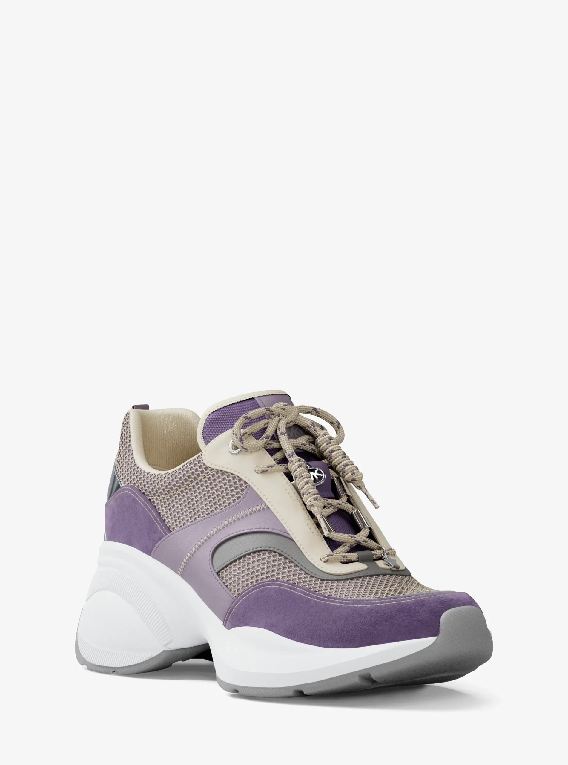 Michael Kors Kaia Mixed-Media Trainer - Preorder
