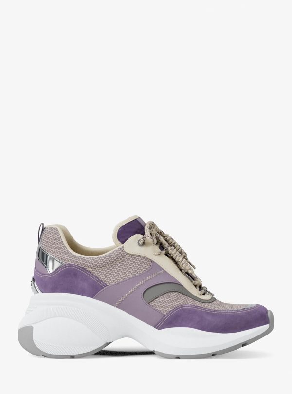 Michael Kors Kaia Mixed-Media Trainer - Preorder