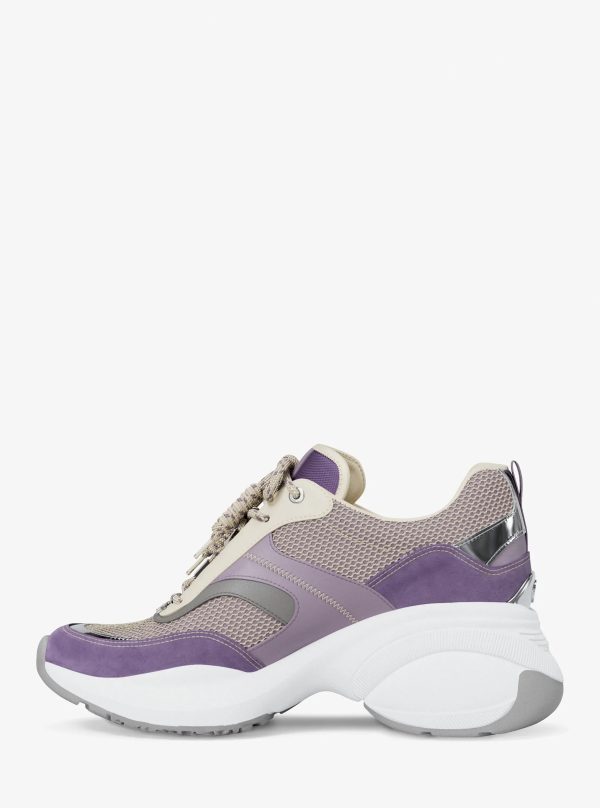Michael Kors Kaia Mixed-Media Trainer - Preorder
