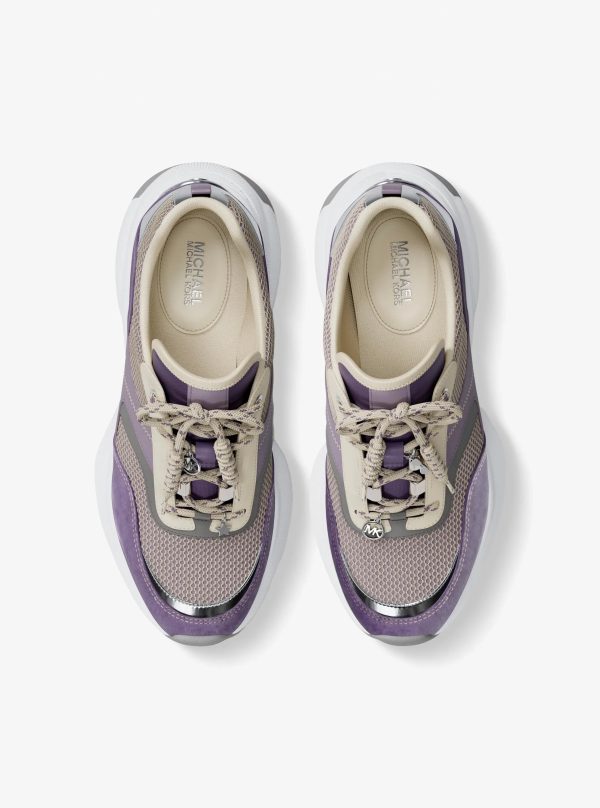 Michael Kors Kaia Mixed-Media Trainer - Preorder