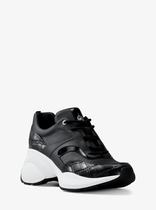 Michael Kors Kaia Mixed-Media Trainer - Preorder