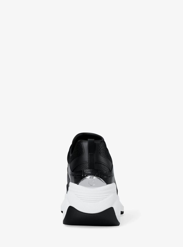 Michael Kors Kaia Mixed-Media Trainer - Preorder