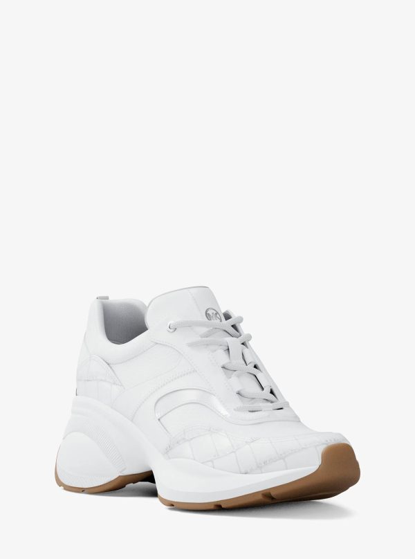 Michael Kors Kaia Mixed-Media Trainer - Preorder