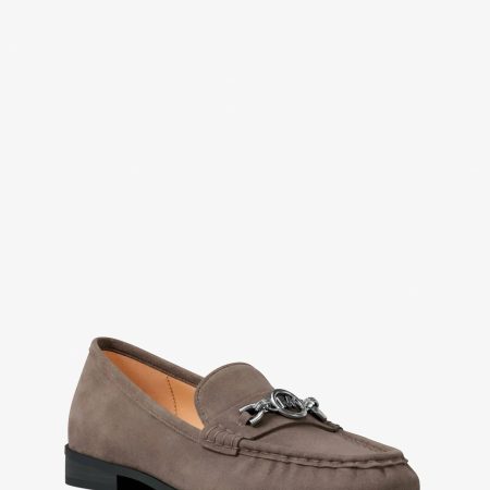 Michael Kors Kacey Microsuede Loafer - Preorder — Mushroom
