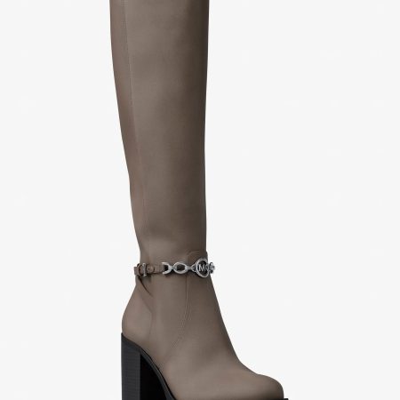 Michael Kors Kacey Microsuede Boot - Preorder — Mushroom