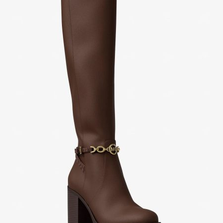 Michael Kors Kacey Microsuede Boot - Preorder — Nutmeg
