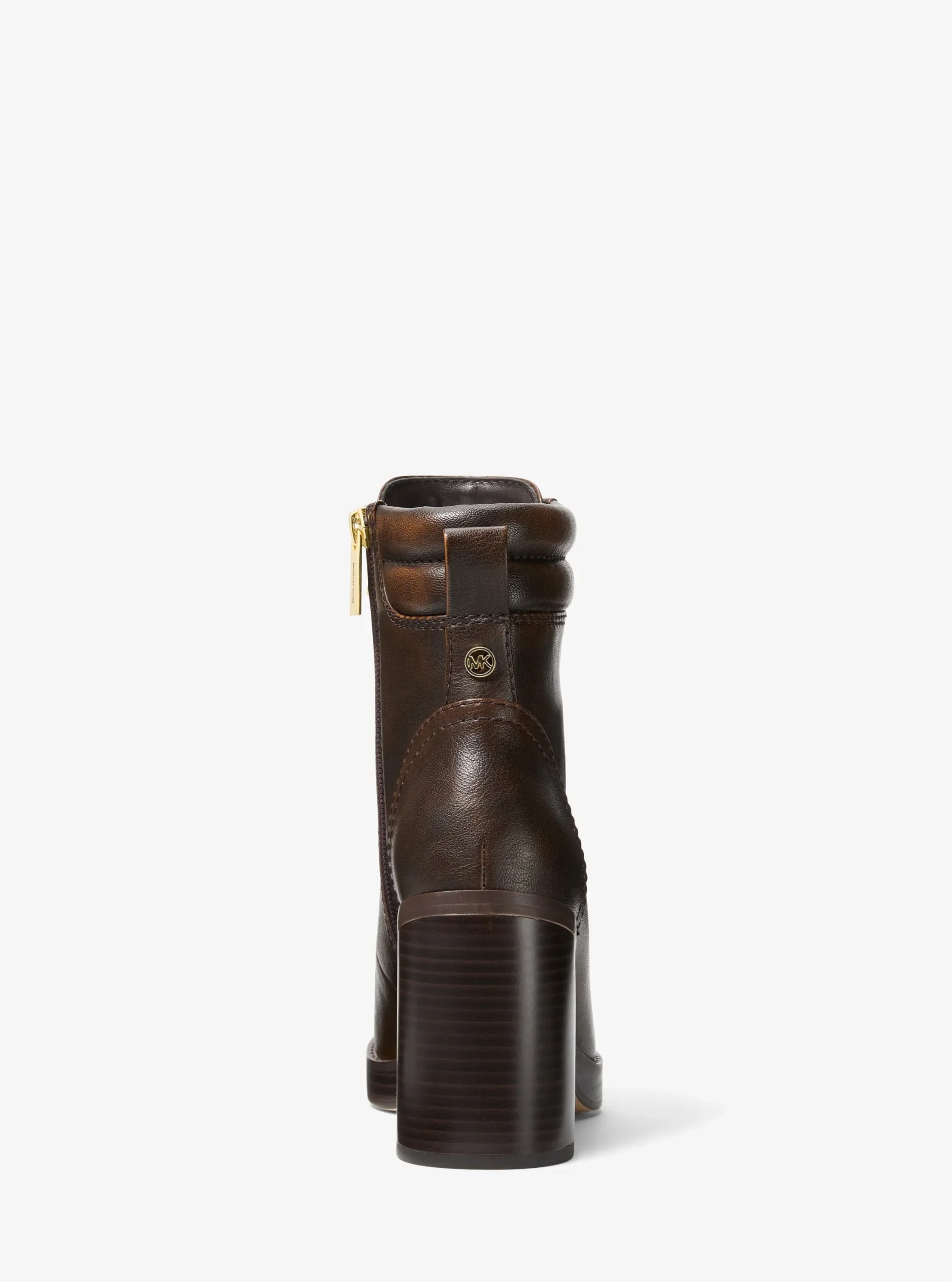 Michael Kors Lacy Burnished Block Heel Boot - Preorder