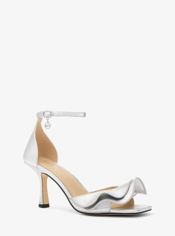 Michael Kors Livia Metallic Sandal - Preorder