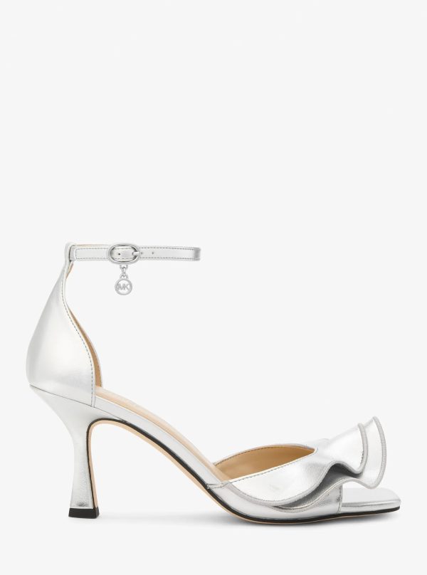 Michael Kors Livia Metallic Sandal - Preorder