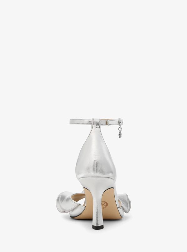 Michael Kors Livia Metallic Sandal - Preorder