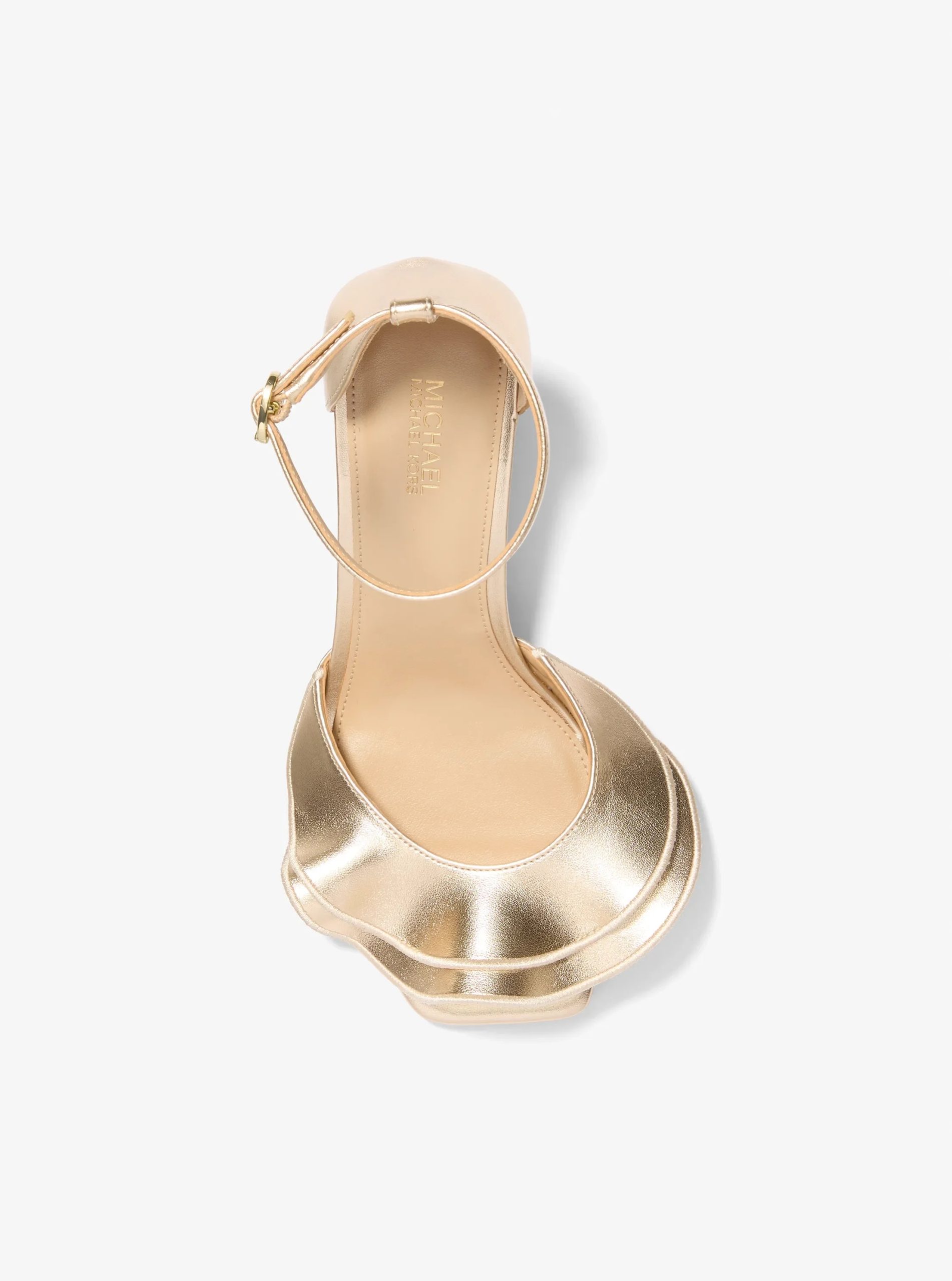 Michael Kors Livia Metallic Sandal - Preorder - Image 8