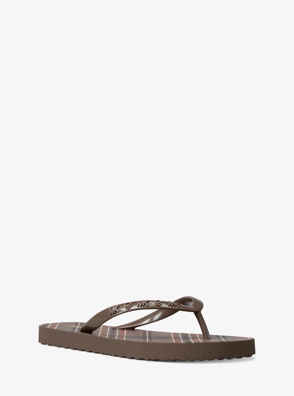 Michael Kors Plaid Print Flip Flop - Preorder