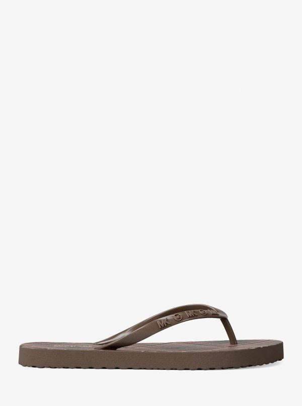 Michael Kors Plaid Print Flip Flop - Preorder