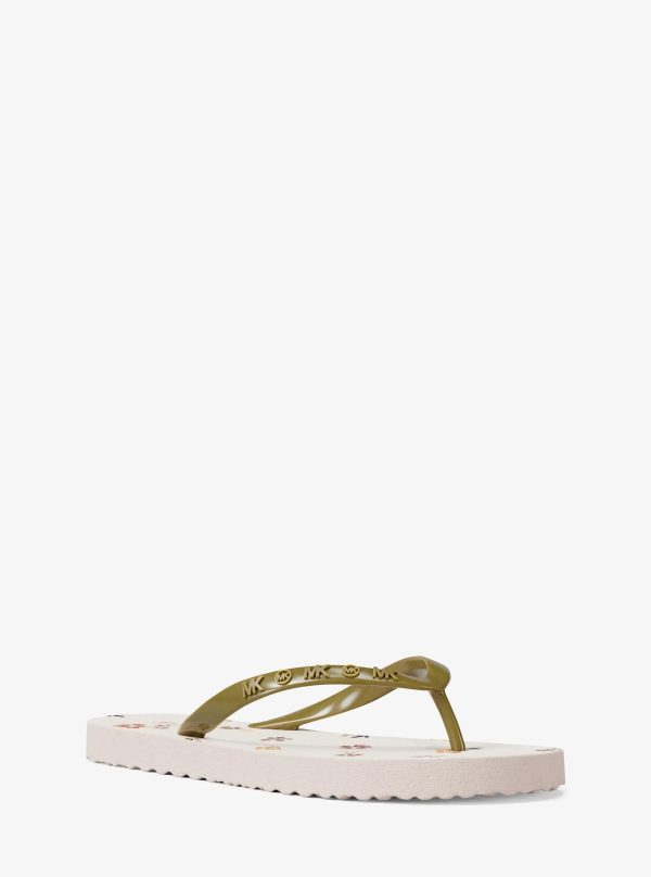 Michael Kors Floral Printed Flip Flop - Preorder