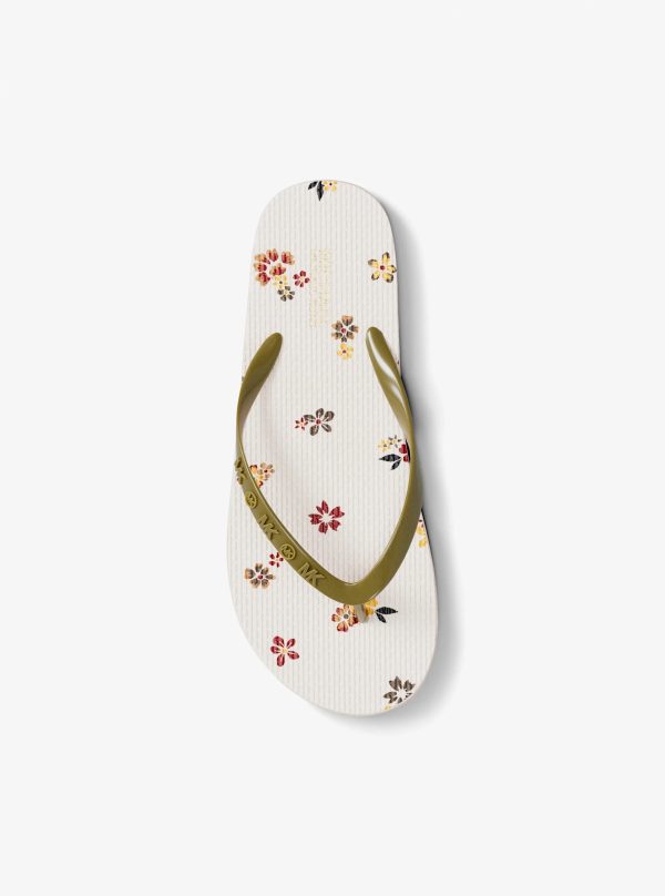 Michael Kors Floral Printed Flip Flop - Preorder