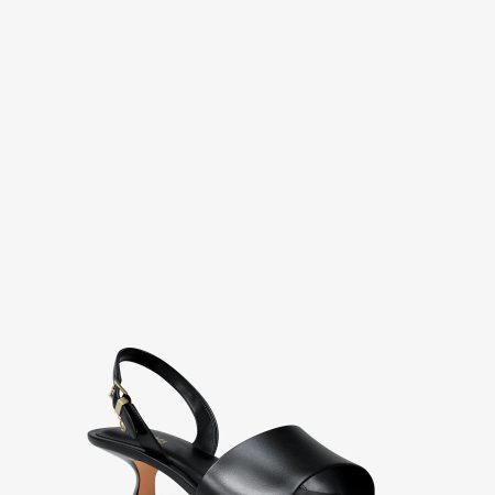 Michael Kors Merrie Kitten Heel Sandal - Preorder — Black