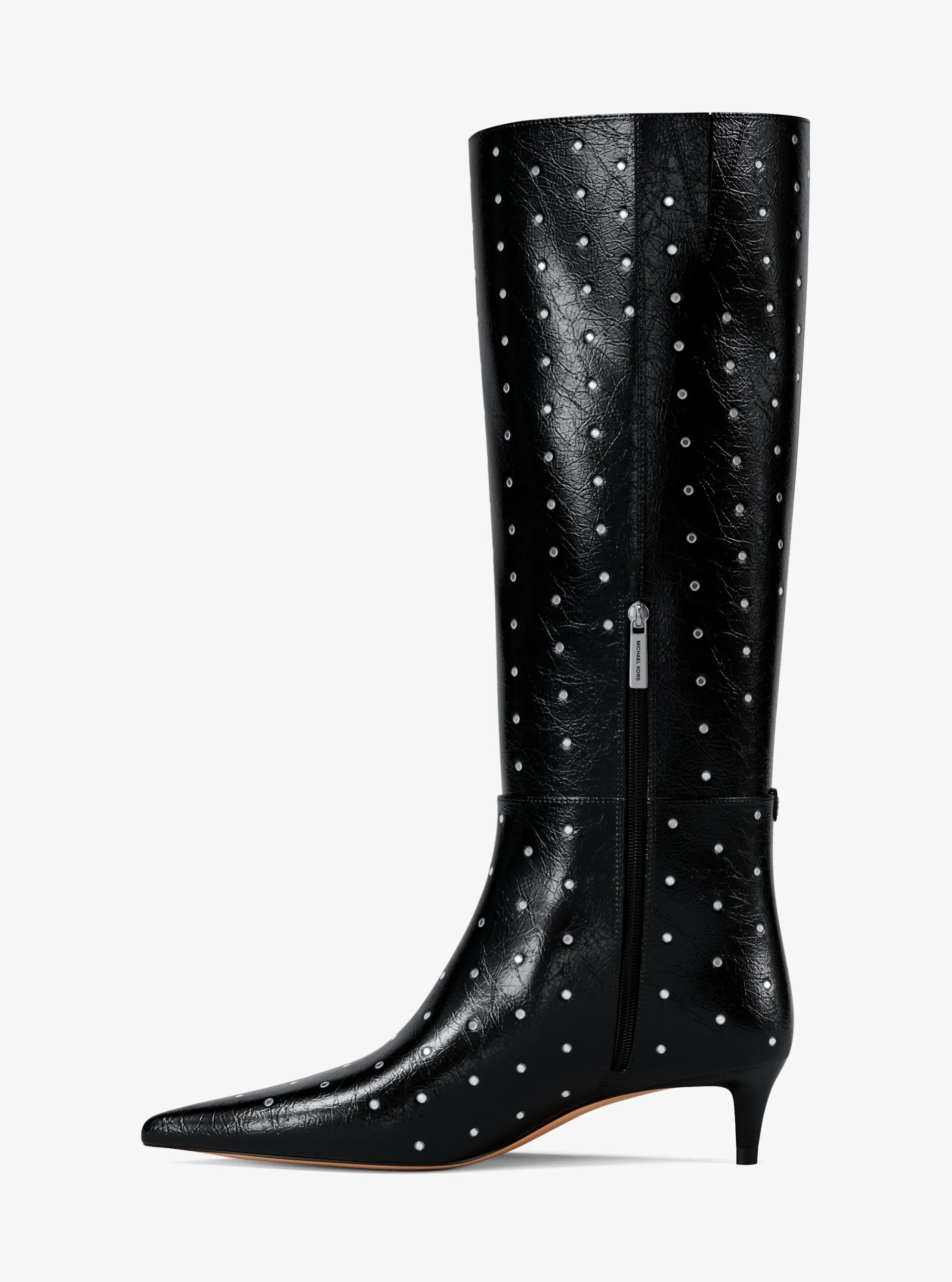 Michael Kors Nalia Studded Kitten Heel Boot - Preorder