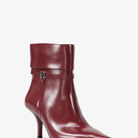 Michael Kors Nalia Ankle Boot - Preorder — Maroon