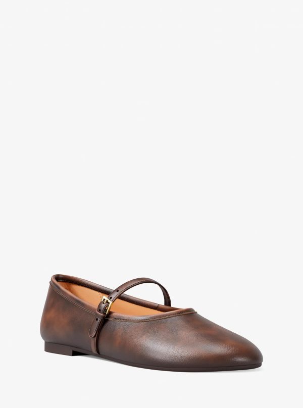 Michael Kors Phoebe Burnished Ballet Flat - Preorder