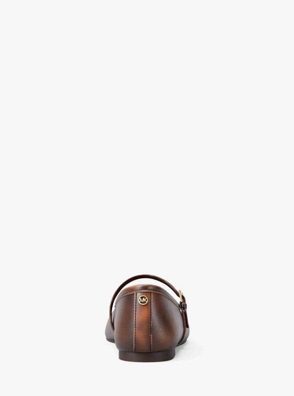 Michael Kors Phoebe Burnished Ballet Flat - Preorder
