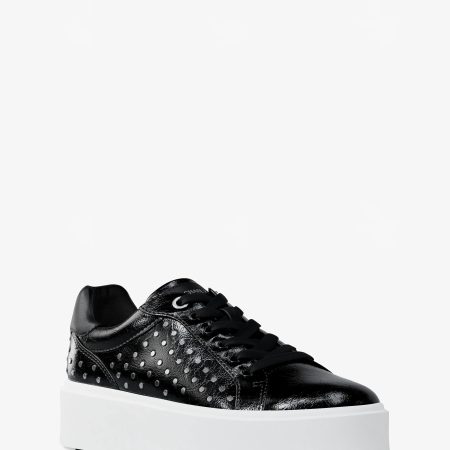 Michael Kors Romey Studded Platform Sneaker - Preorder — Black