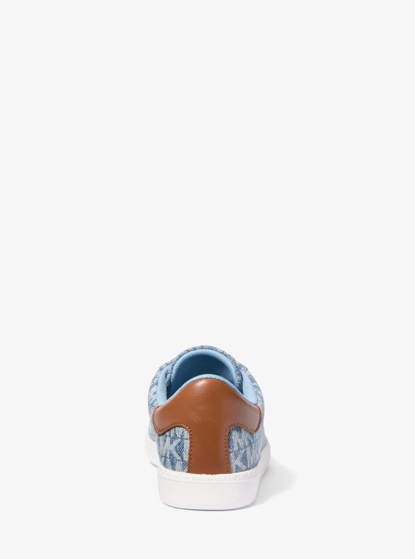 Michael Kors Sammy Signature Logo Print Denim Sneaker - Preorder