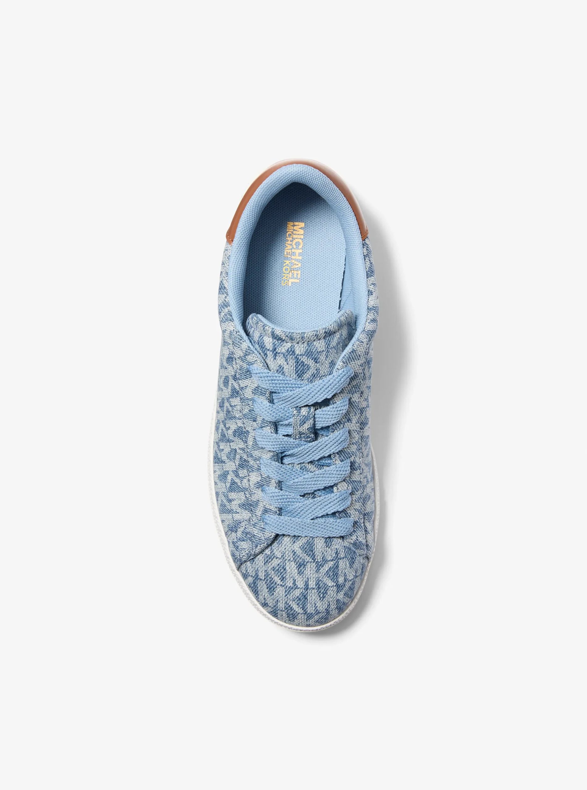 Michael Kors Sammy Signature Logo Print Denim Sneaker - Preorder