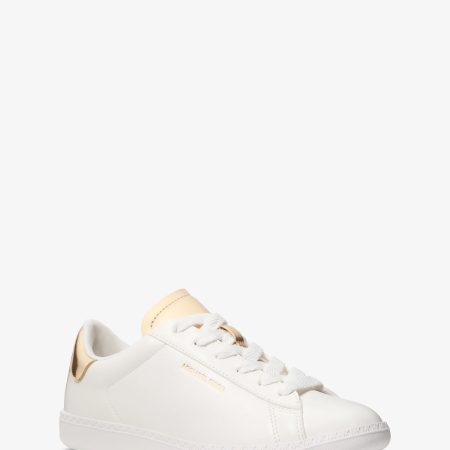 Michael Kors Sammy Metallic Sneaker - Preorder — Pale Gold