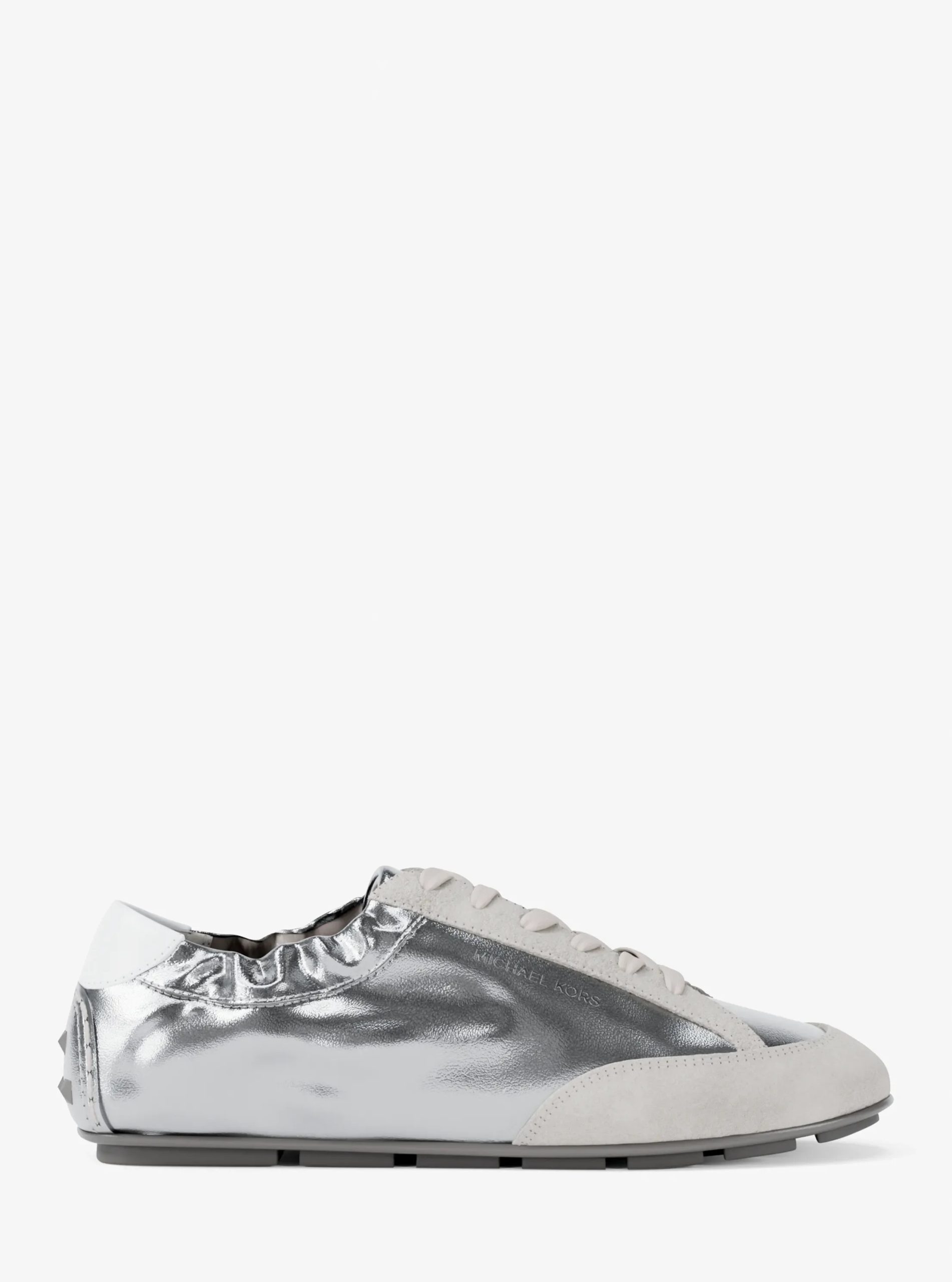 Michael Kors Susie Metallic Leather Trainer - Preorder