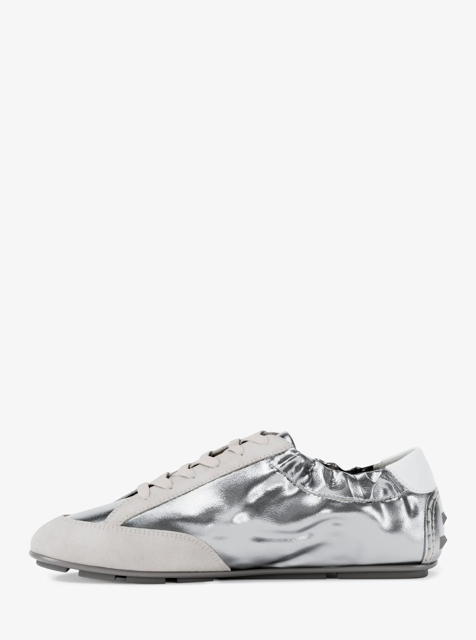 Michael Kors Susie Metallic Leather Trainer - Preorder