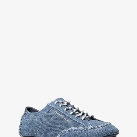 Michael Kors Susie Denim Trainer - Preorder — Dk Vt Bluwsh