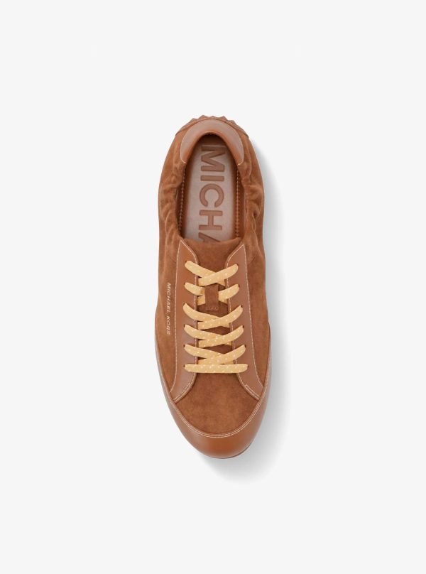 Michael Kors Susie Suede and Leather Trainer - Preorder