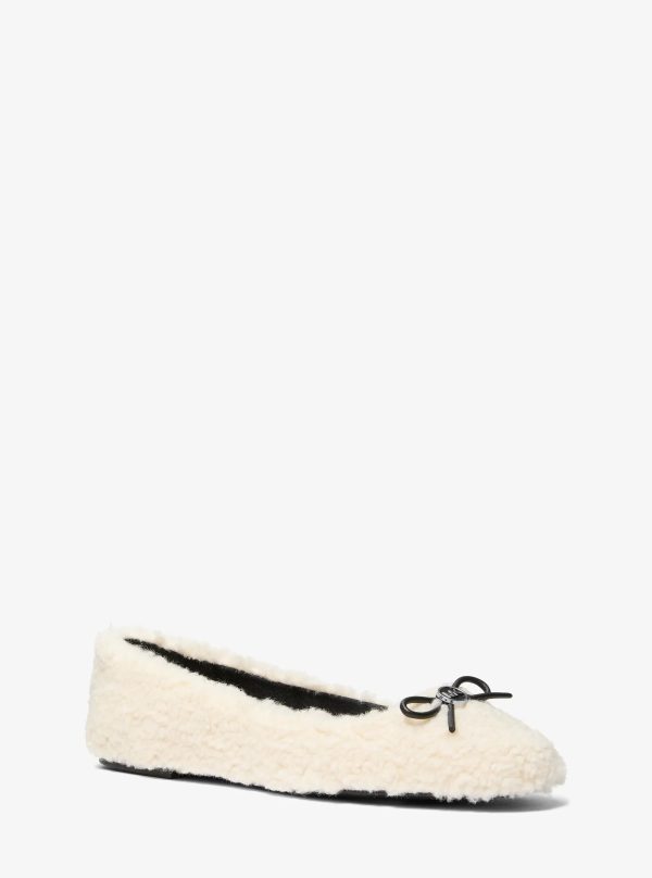 Michael Kors Savannah Faux Shearling Ballet Flat - Preorder
