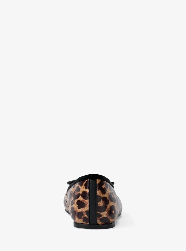 Michael Kors Savannah Leopard Print Ballet Flat - Preorder