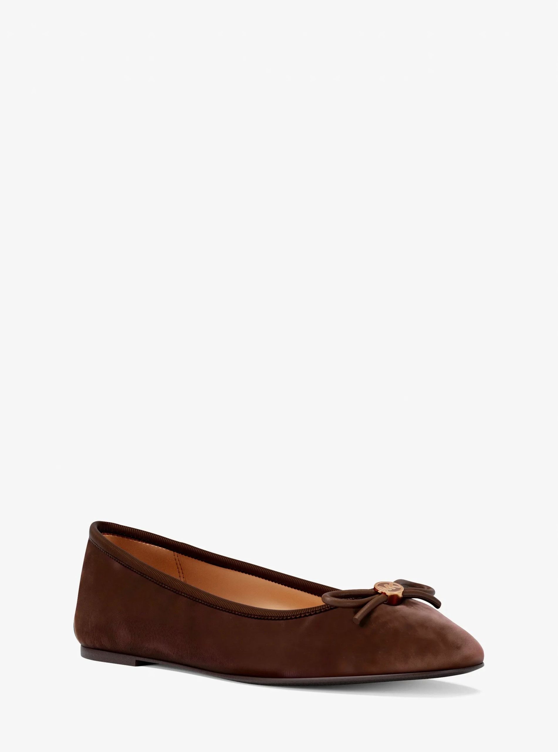 Michael Kors Savannah Logo Debossed Velvet Ballet Flat - Preorder