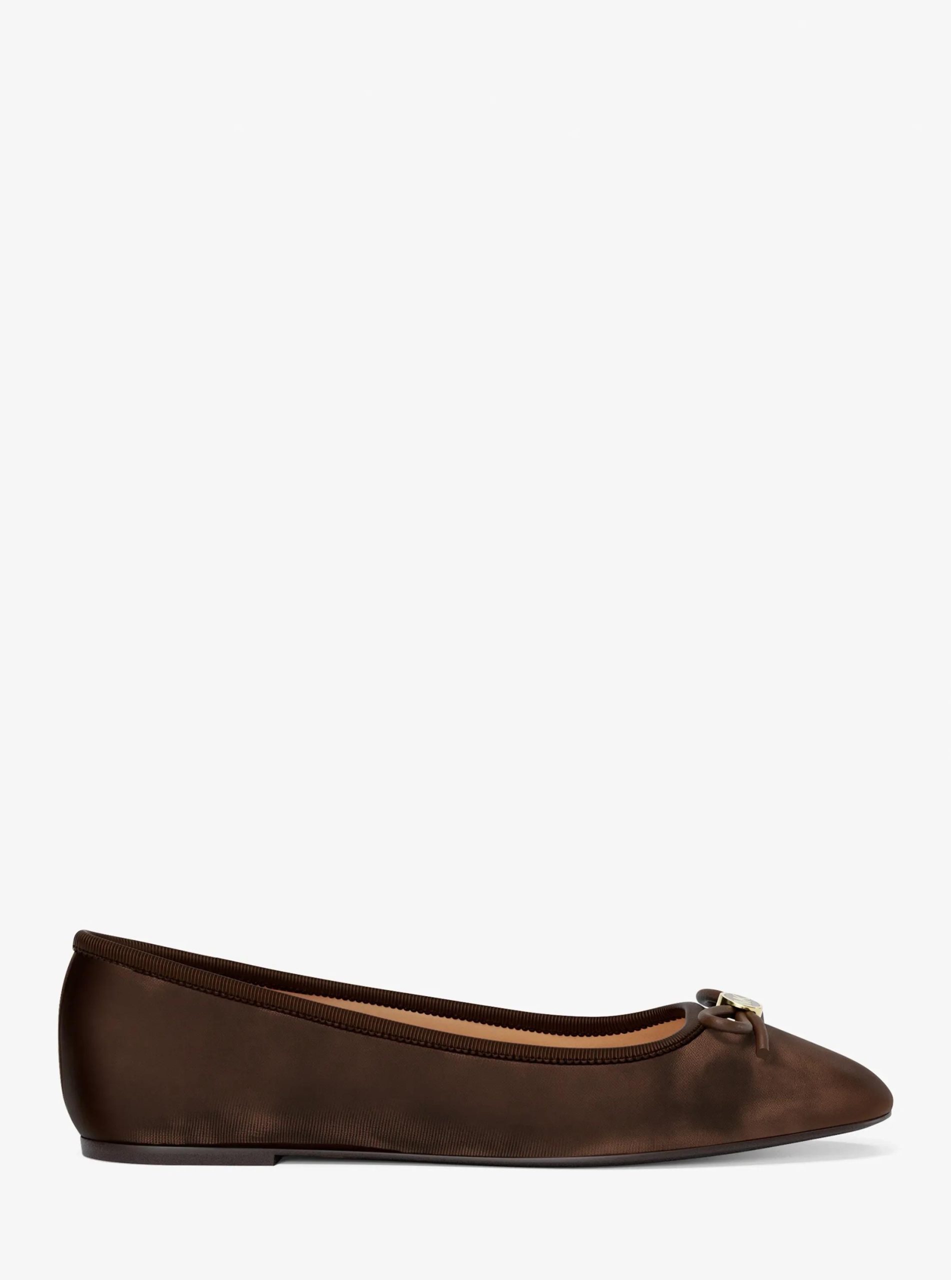 Michael Kors Savannah Logo Debossed Velvet Ballet Flat - Preorder