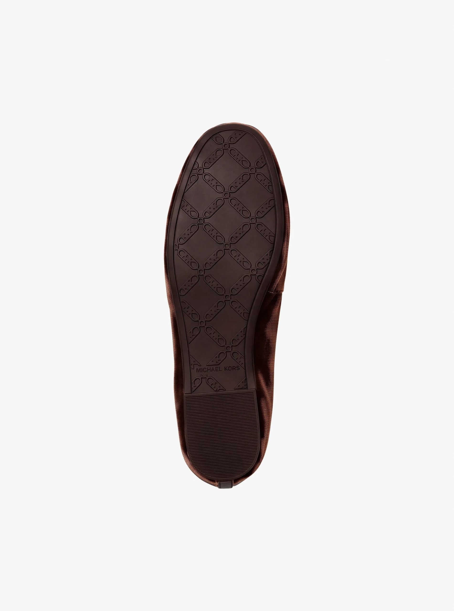 Michael Kors Savannah Logo Debossed Velvet Ballet Flat - Preorder